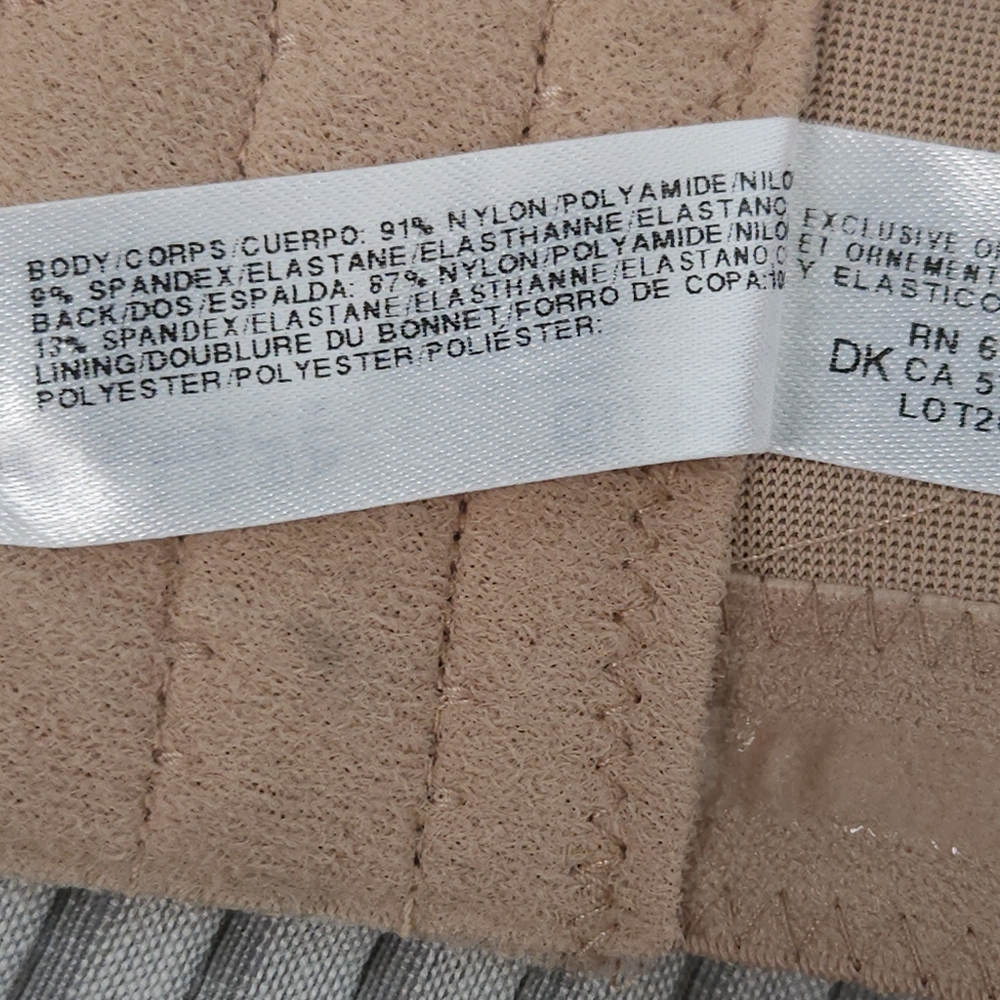 Wacoal 854119 Full Coverage Underwire Bra 42DDD Nude Beige Plus Size T-Shirt - Picture 7 of 14